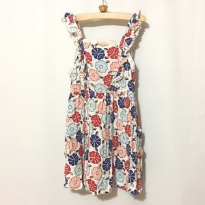 Flower sun dress reversible